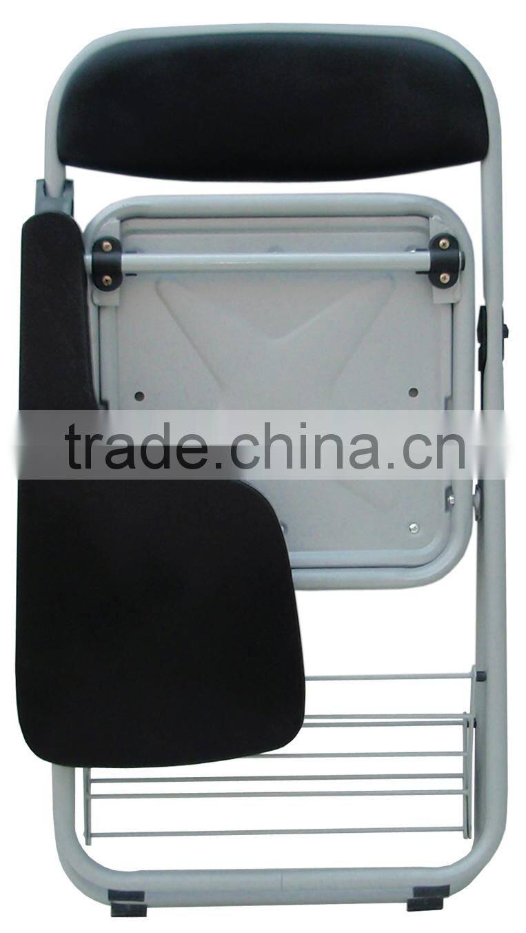 Space saving furniture living room foldable chair , training chair , metal chair