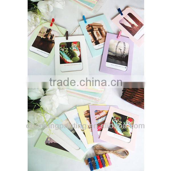 Free Standing Kraft Paper Card Picture Frame