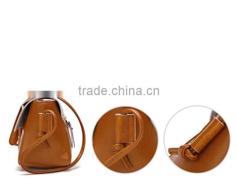 BSCI factory genuine leather cheap shoulder bags