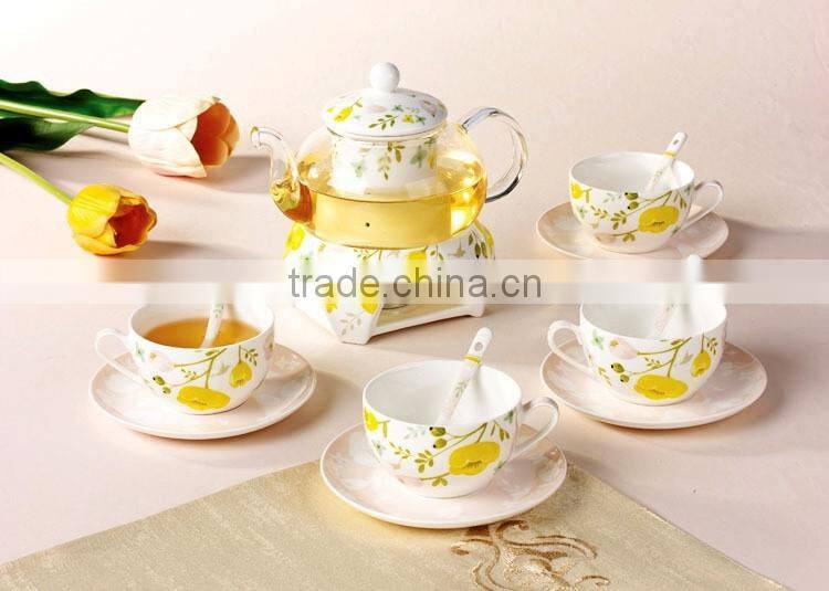 Hot Sale Good Quality Creative Customized Bone China Ceramics Tea Set