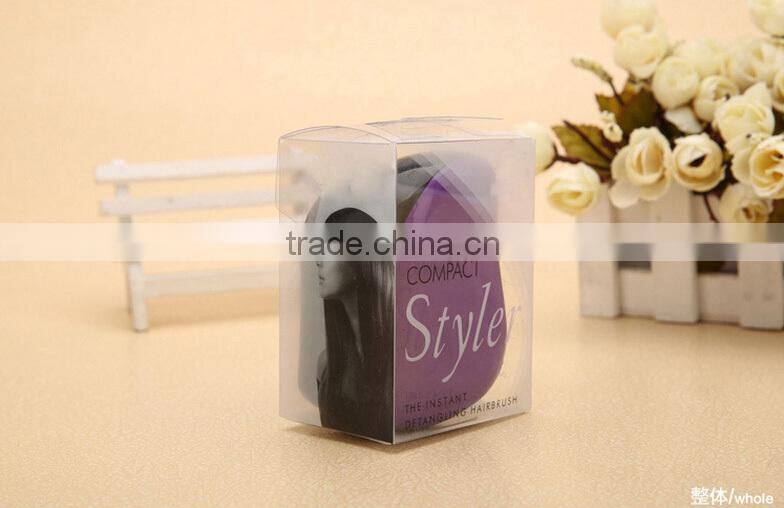 Newest Korea Style Wholesale Head Massage Rainbow ABS Hairdressing Comb