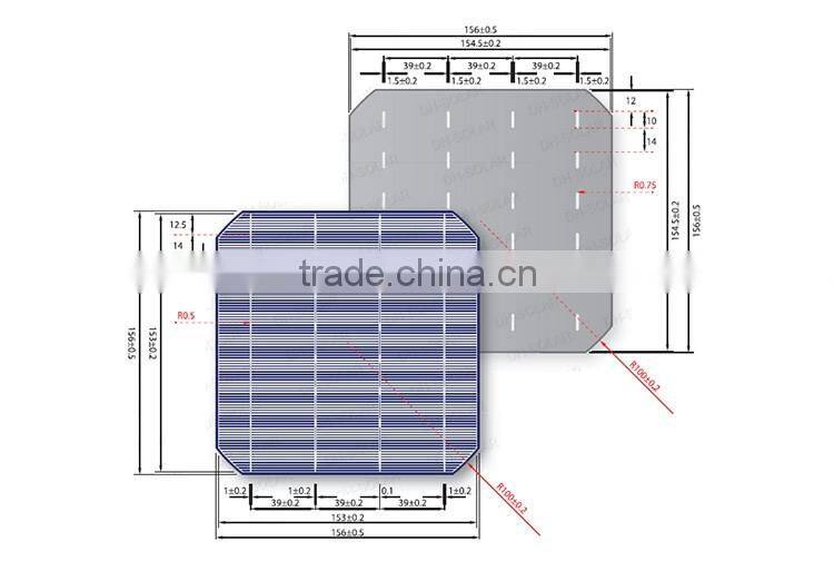 20.4% High Efficiency Cheap Solar Cell from China DH Solar For Sale