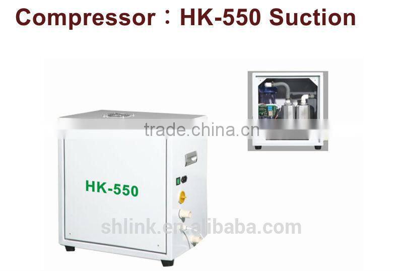 Dental suction system /medical suction&compressor combine machine HK-550