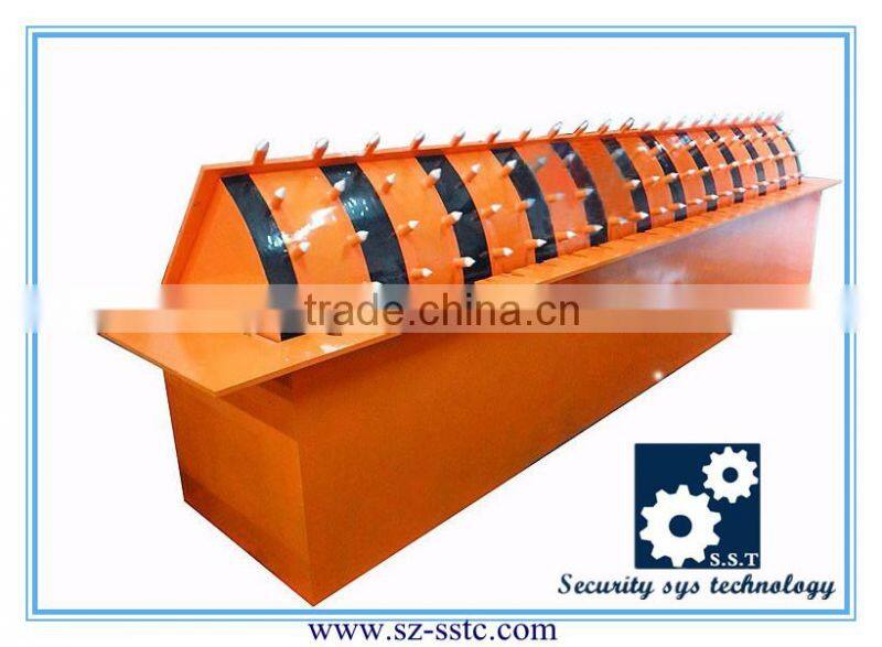 Hydraulic control parking barrier blocker