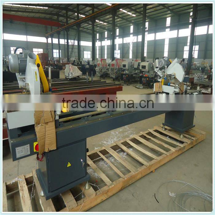 High quality plastic window profile cutting machine with two head