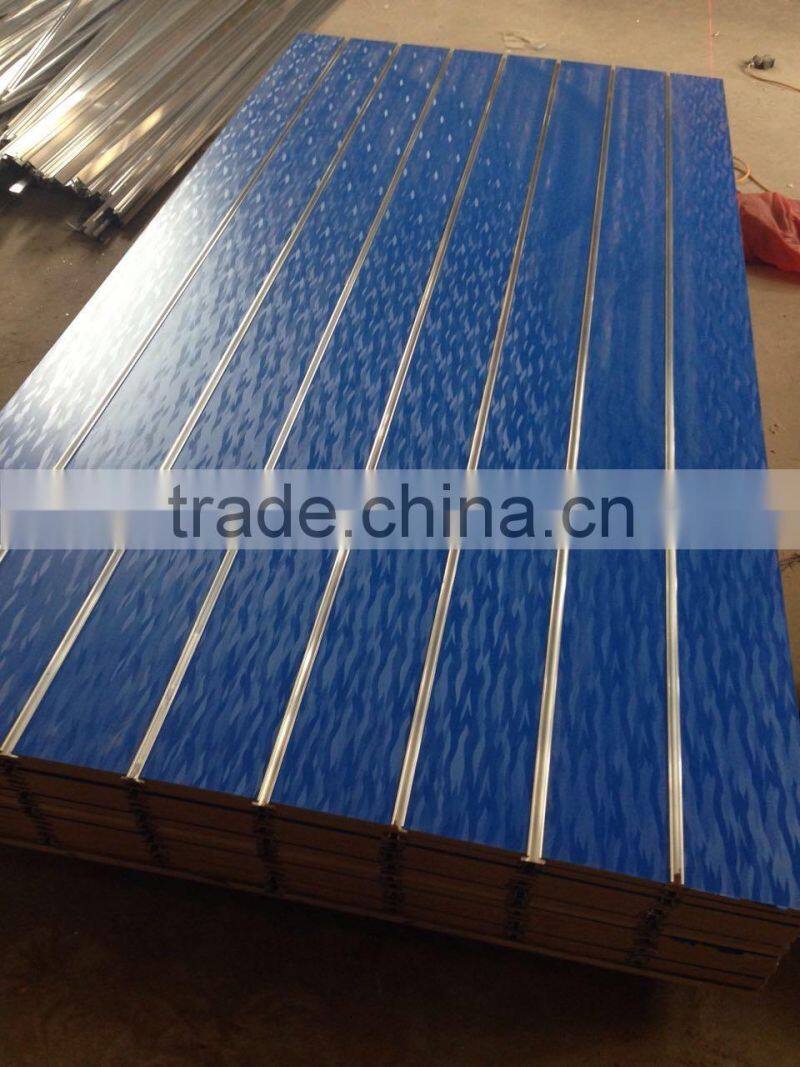 melamine MDF slatwall