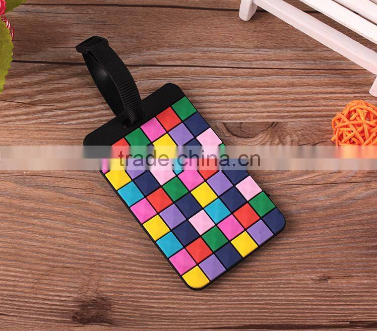 Custom Rubber Soft PVC Luggage Tag, Bag Tag, Leather Luggage Tag