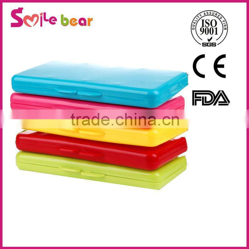 New design colorful plastic baby wipe case