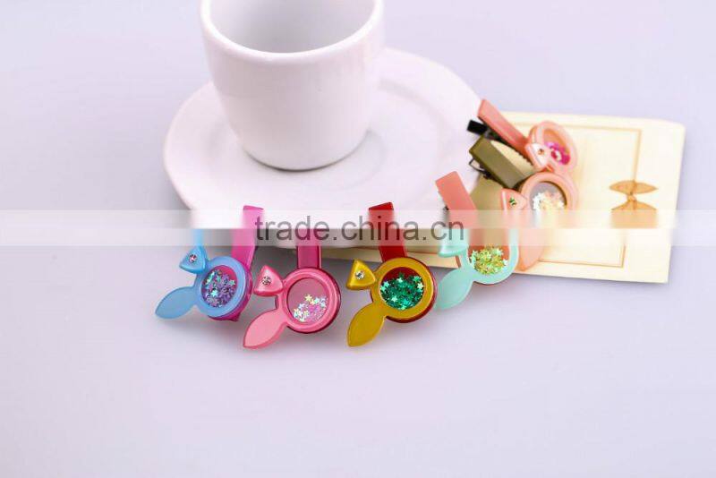 Candy color sweety rabbit hair duck clip fashion style hair Accessories