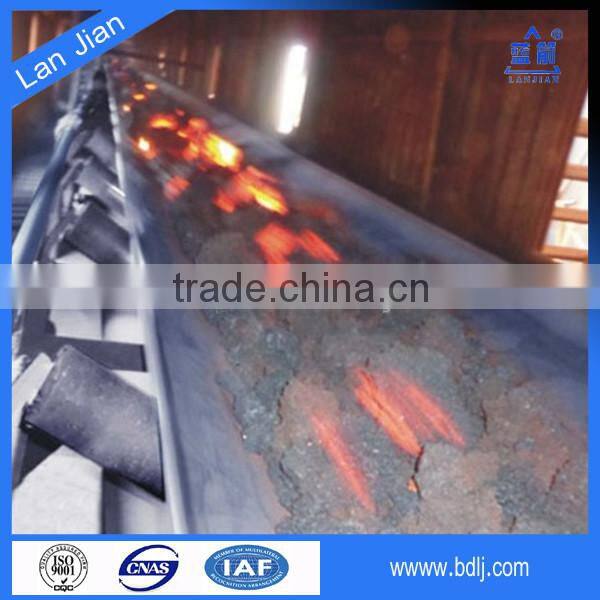 Flat rubber conveyor belt with general/heat/chemical/oil resistant conveyor belt