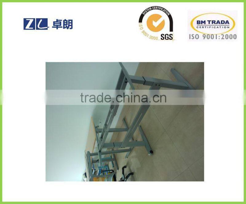Lifting table frame for office sit to stand desk