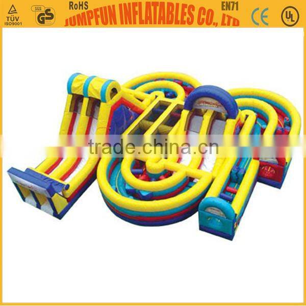 JFIP-183 INFLATABLE SLIDE AND OBSTACLE COURSE,CHILDREN PLAY ZONE INFLATABLE AIR BOUNCER/FUN CITY