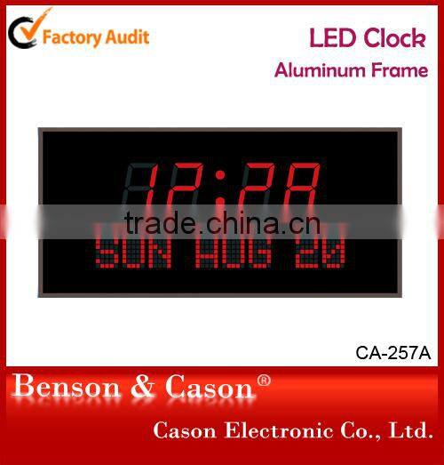 Cason Clapboard Table Clock Digital LED Wall Clock