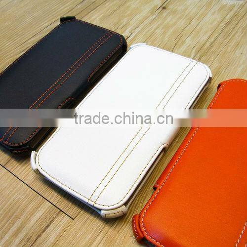 leather case for samsung mega 5.8 mobile phone
