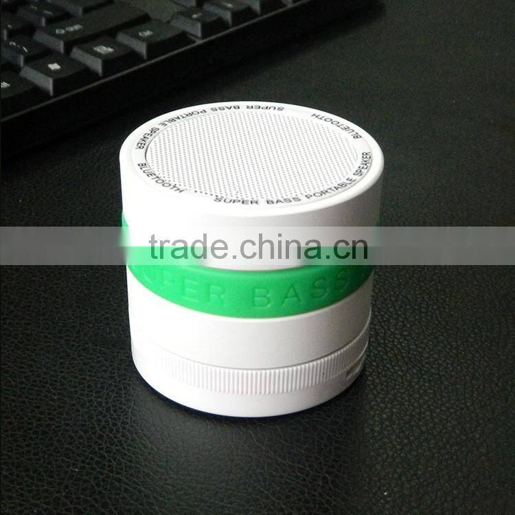 High quality mini bluetooth manual super bass portable speaker