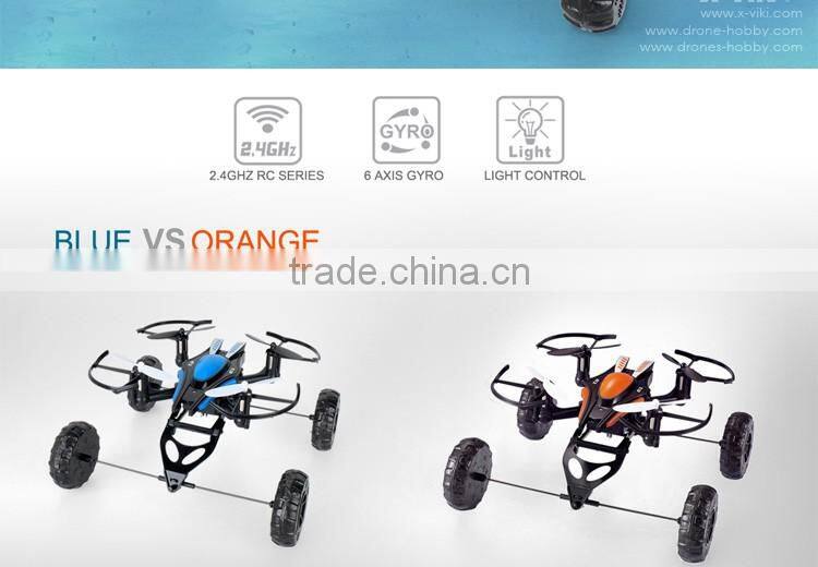 New Arriving! JXD 503 3 In 1 UAV 2.4GHz RC Hover Drone Ground Drive Aquatic Drive Sky Flight Waterproof Quadcopter