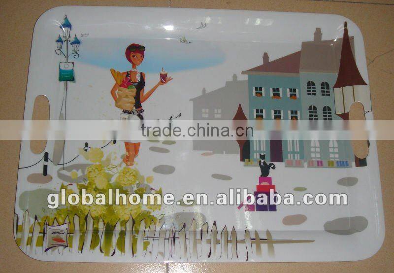 Melamine display tray
