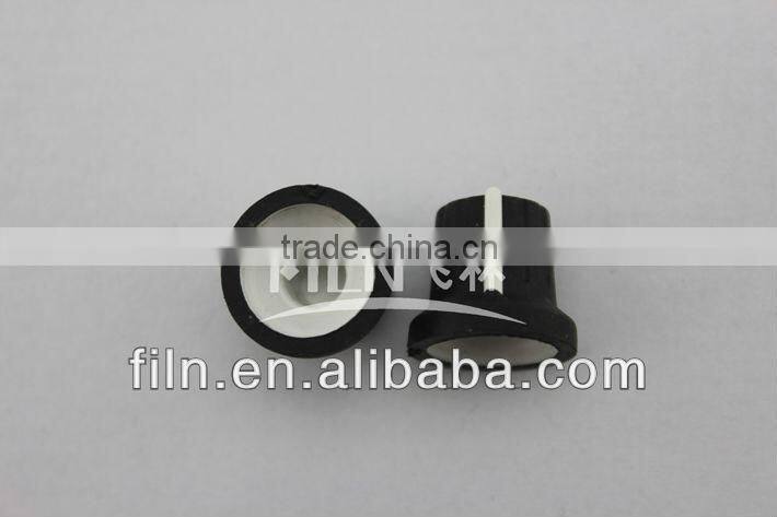 miniature round colored plastic guitar control knob