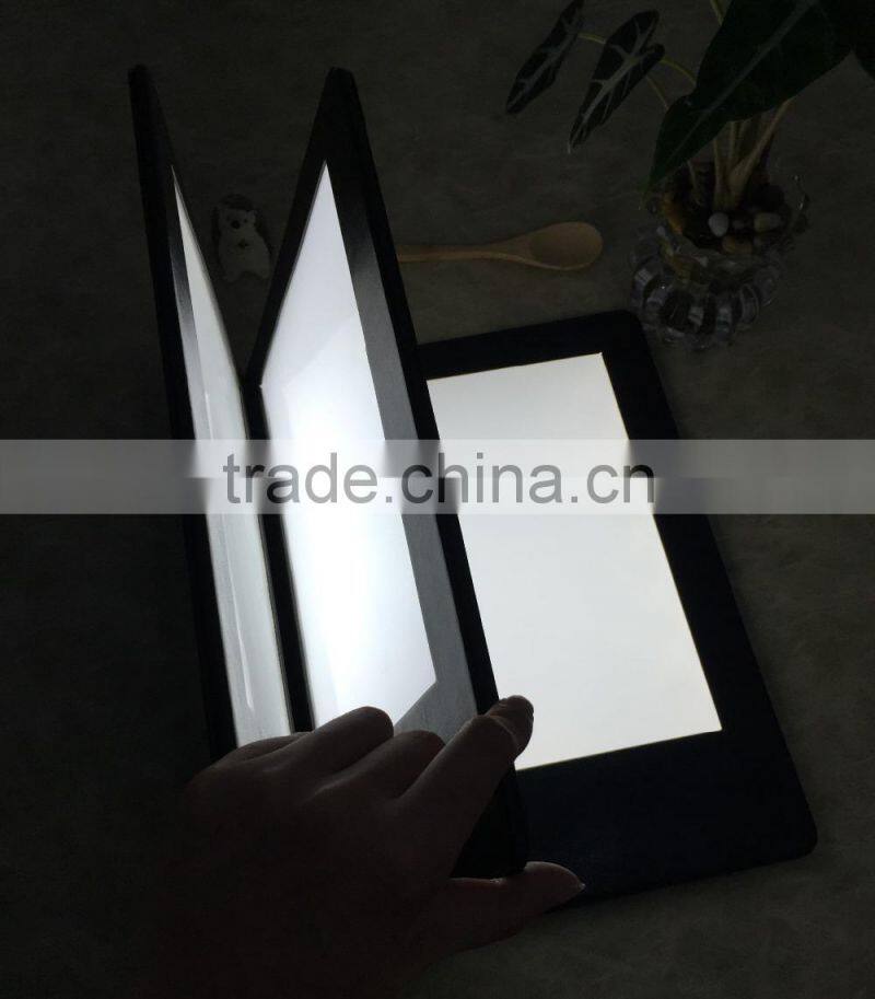 4 sheets illuminated led menu led menu cover