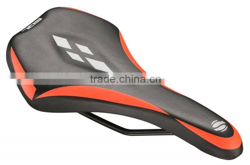 Top good quality leather bike saddle bicycle seat for road mountain bicycle