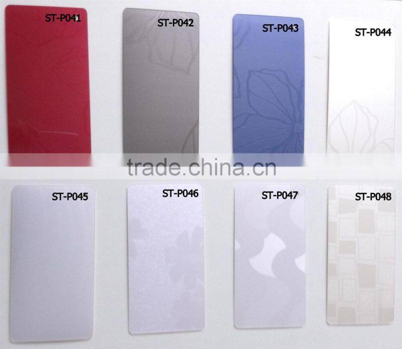 Mirror -Effect 1mm acrylic sheet faced mdf /plywood for furniture or cabinet
