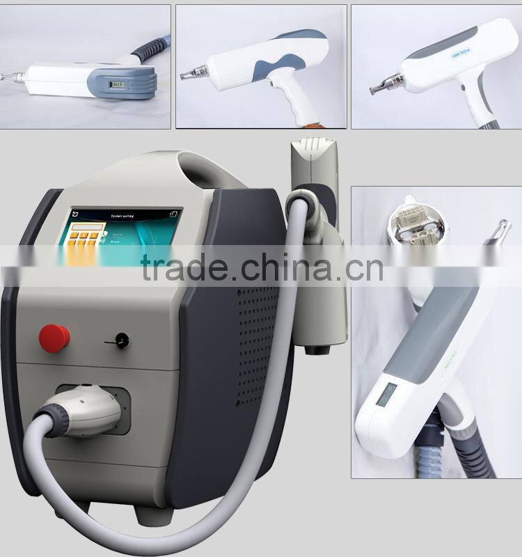 Birthmark Elimination ND YAG Laser Tattoo Removal Machine Of Q Switched 1064nm