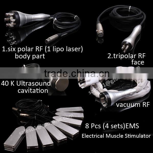 osano rf radio frequency face lifting machine & ems galvanic fitness machines & ultrasonic cavitation machine for sale