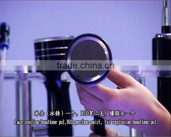 Ultrasonic fat exploding and RF liposuction breast enhancement machine for weight loss