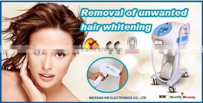 portable 808nm diode laser hair removal home use from Weifang KM Electronics co ltd