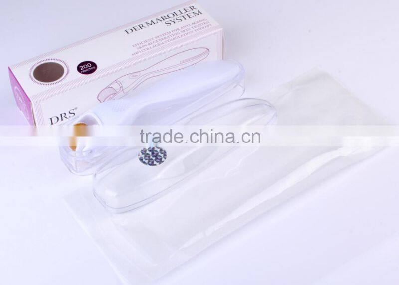 Private label Replaceable head micro needle roller,disk needle therapy derma roller for skin care,skin scar removal -L012