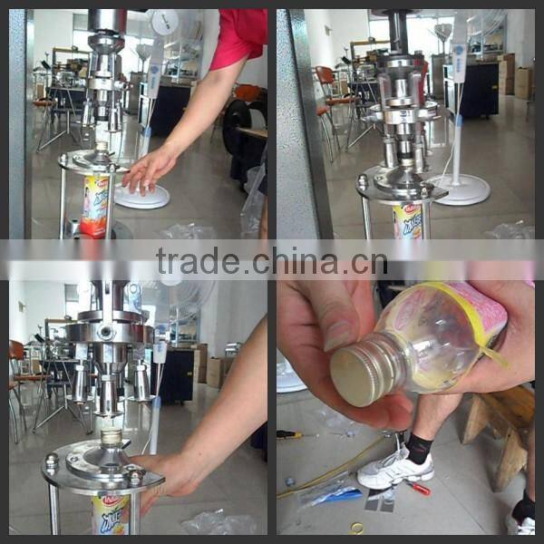 220v plastic & aluminum capper machine manual jar capper