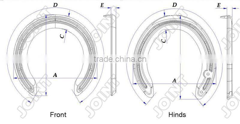 High Quality aluminum Horseshoe in real factory on sale