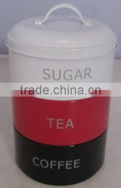 mini tea coffee sugar storage jars with logo