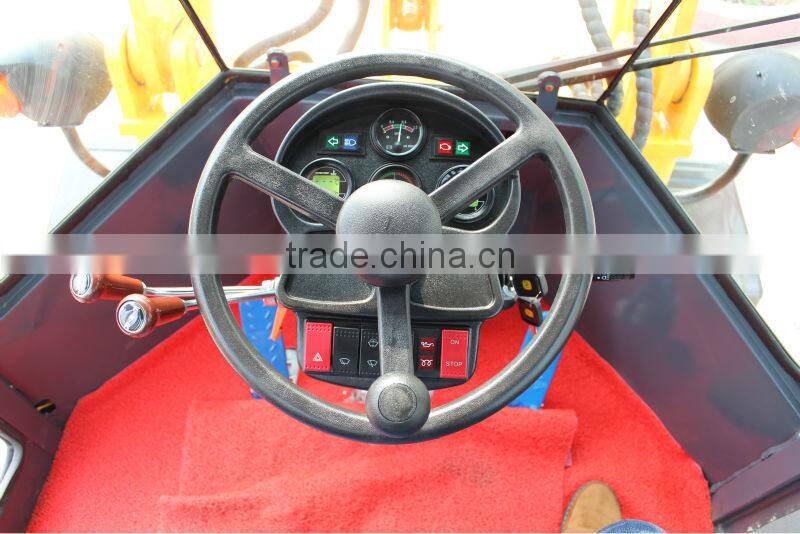 Short back compact mini tractor loader backhoe type digger well sell