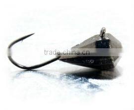 Quality Faceted drop Tungsten ice fishing jig lures