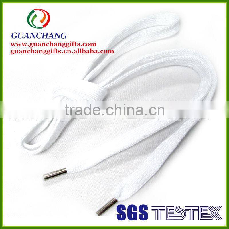 Factory custom polyester shoe lace whit special tips