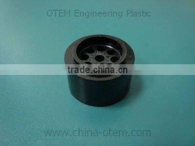 black plastic PTFE screw caps