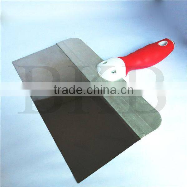25cm width stainless steel wide putty knife with soft rubber handle