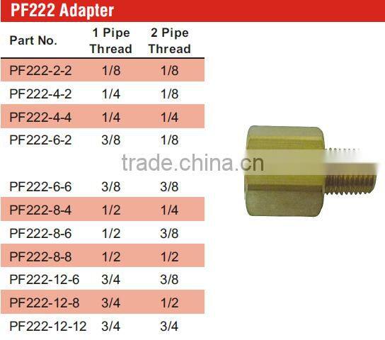 PF222 Adapter,Pipe Fitting,Brass Fitting,Auto parts