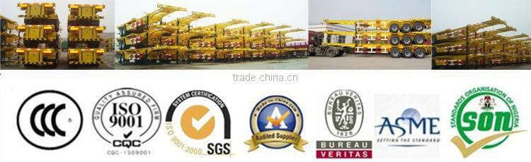 New design 40t skeleton container semi trailer for sale for wholesales