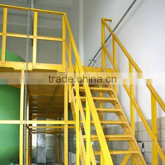 Corrosion resistant fiberglass combination platform ladder from china