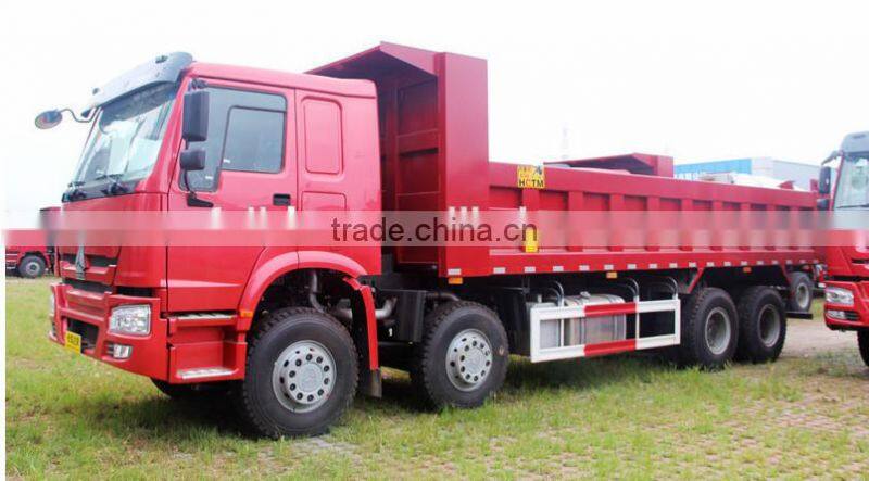 Popular model Sinotruk 380hp 8*4 heavy tipper truck