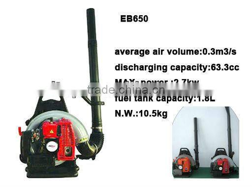 good quality easy operation knapsack 63.3cc blower