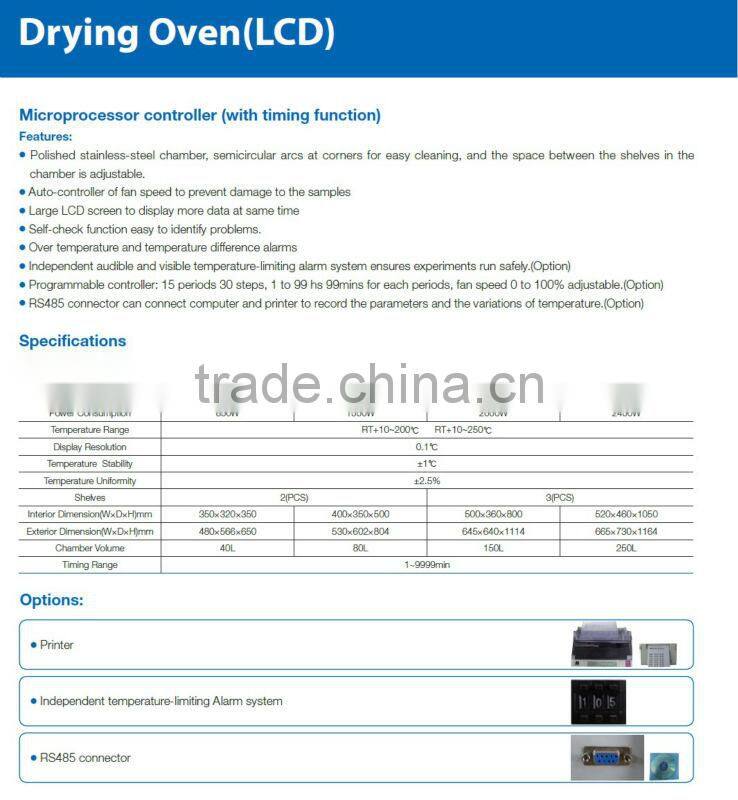 BPG-9040A 40L Drying Oven LCD with timing function