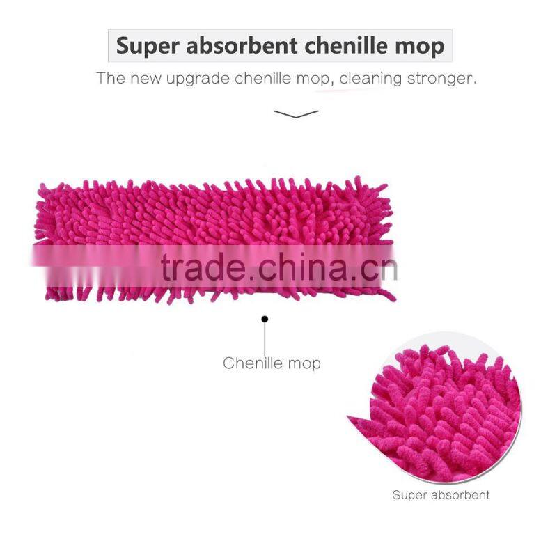 Specialized production specialized-usage chenille dust mop with stainless steel handle