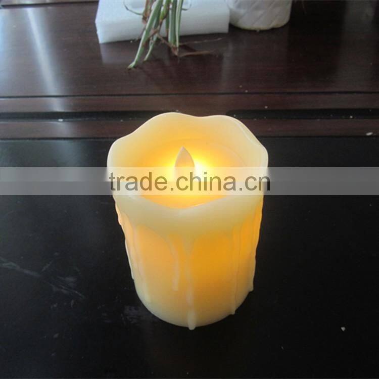 flameless led candles dripping dancing flame flickering flameless real wax candles with timer