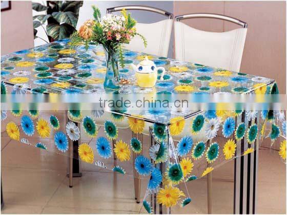 small order low price transparent pvc table cloth