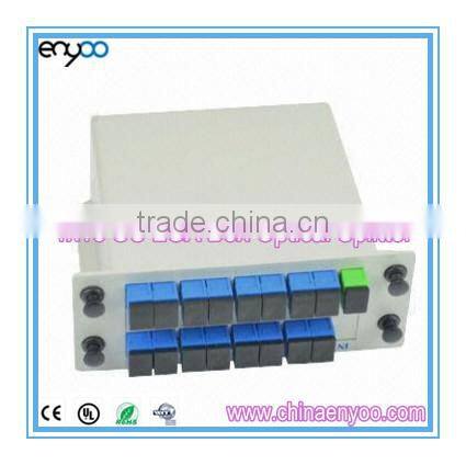 LGX Box Fiber Optic 1x8 PLC Splitter with SC adapters