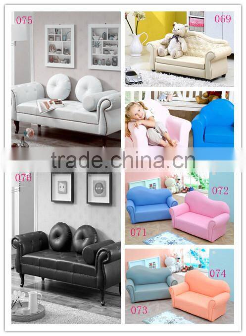 Various color tufted back children sofa bed