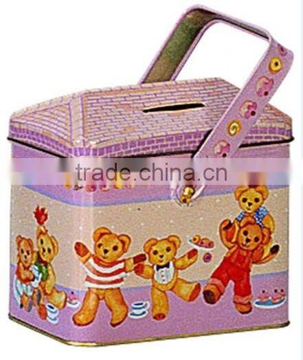 house design pepsi tin can with metal handle